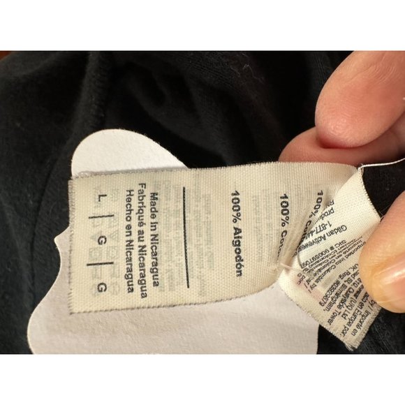 Anvil Ring Spun Bill Murray Santa Holiday TShirt Lg Black Cotton - Picture 8 of 16